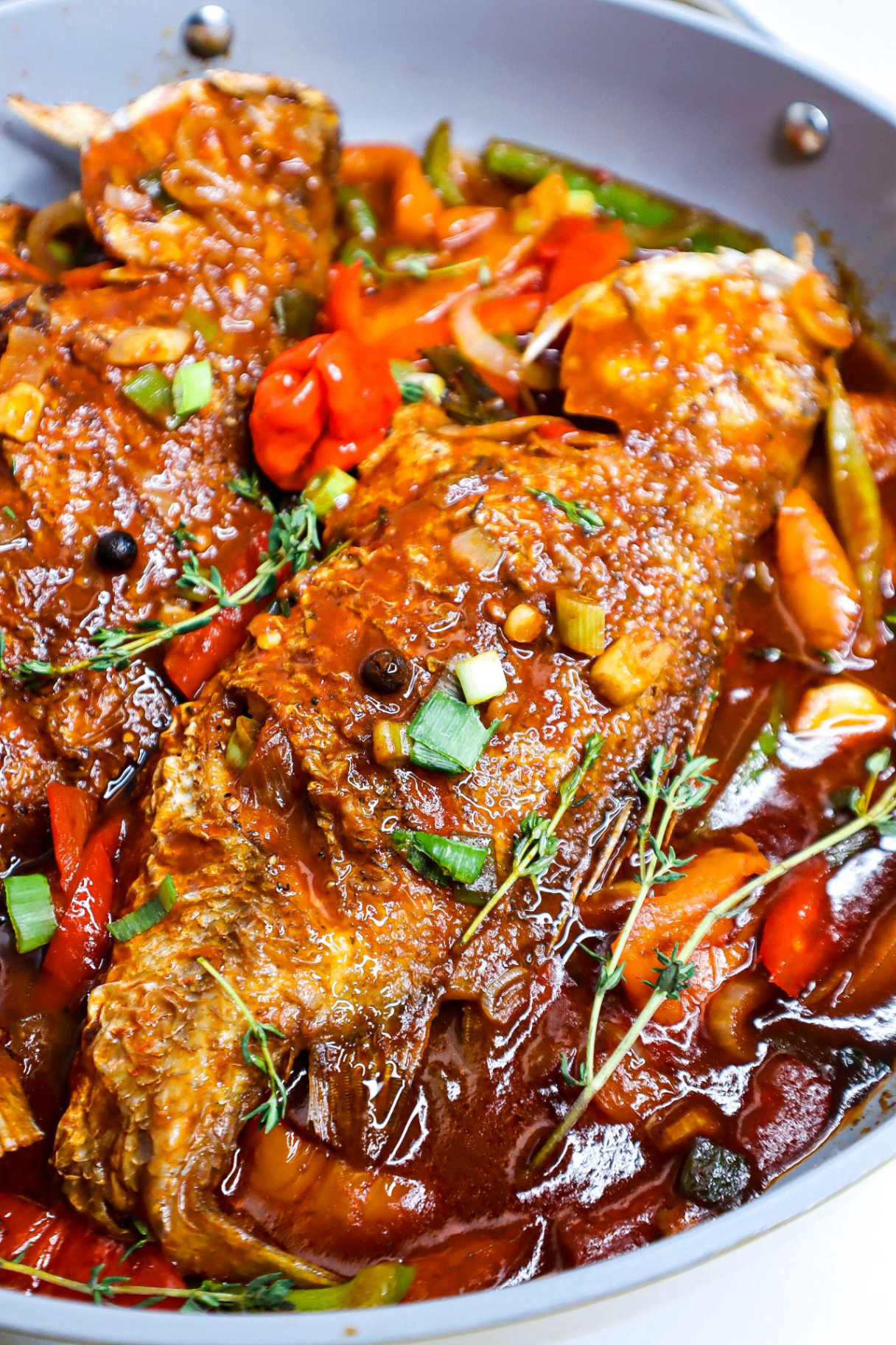 Brown Stew Fish