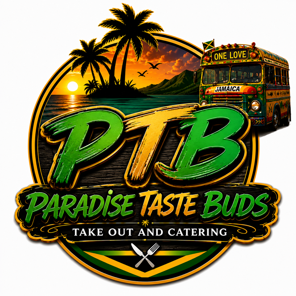Paradise Taste Buds — Take Out and Catering logo