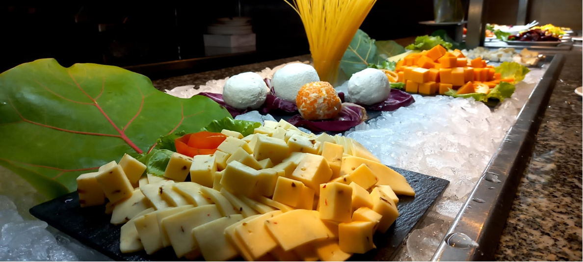 Buffet grazing display by Chef Dejon.